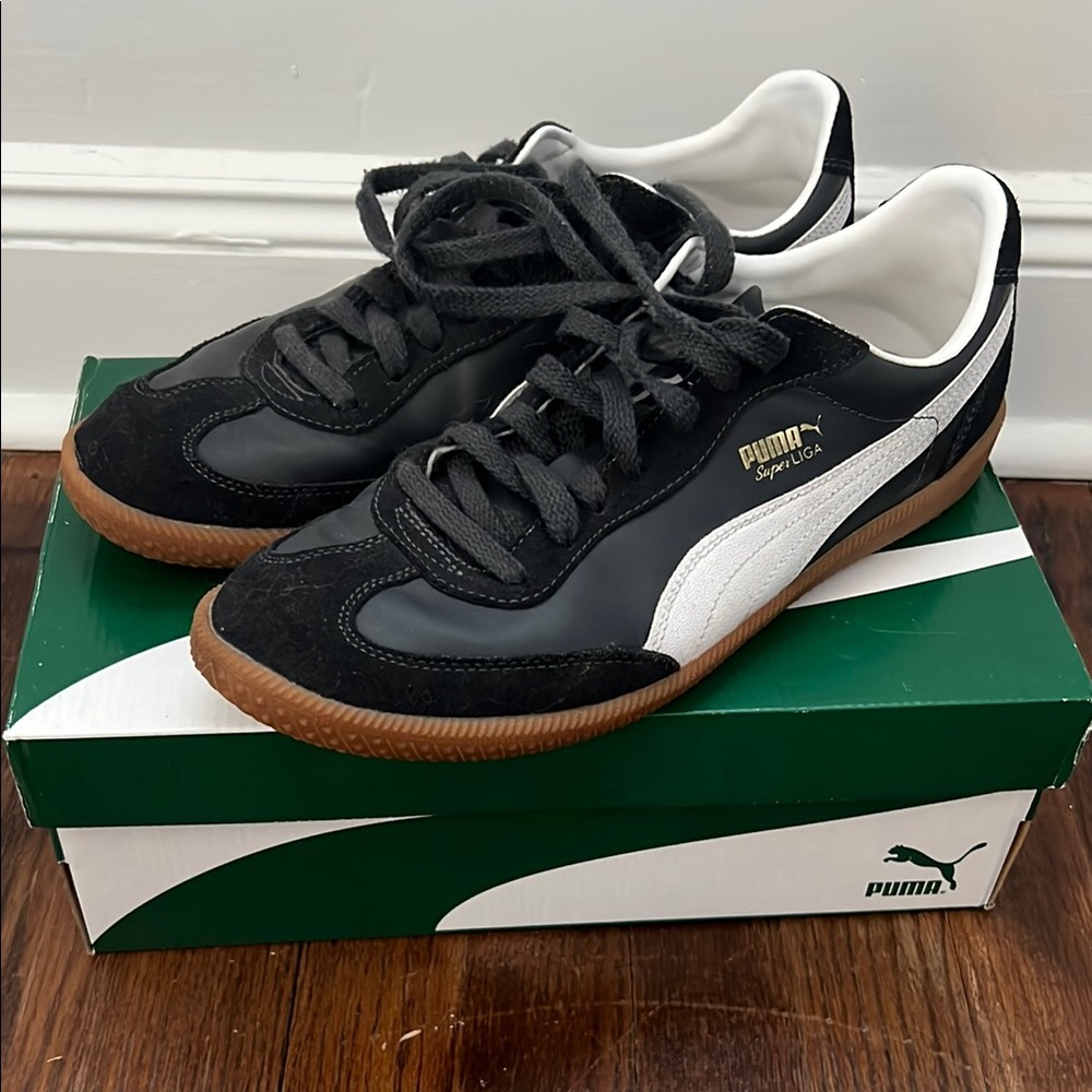 Puma Super Liga Men's Black Sneakers 10.5 US